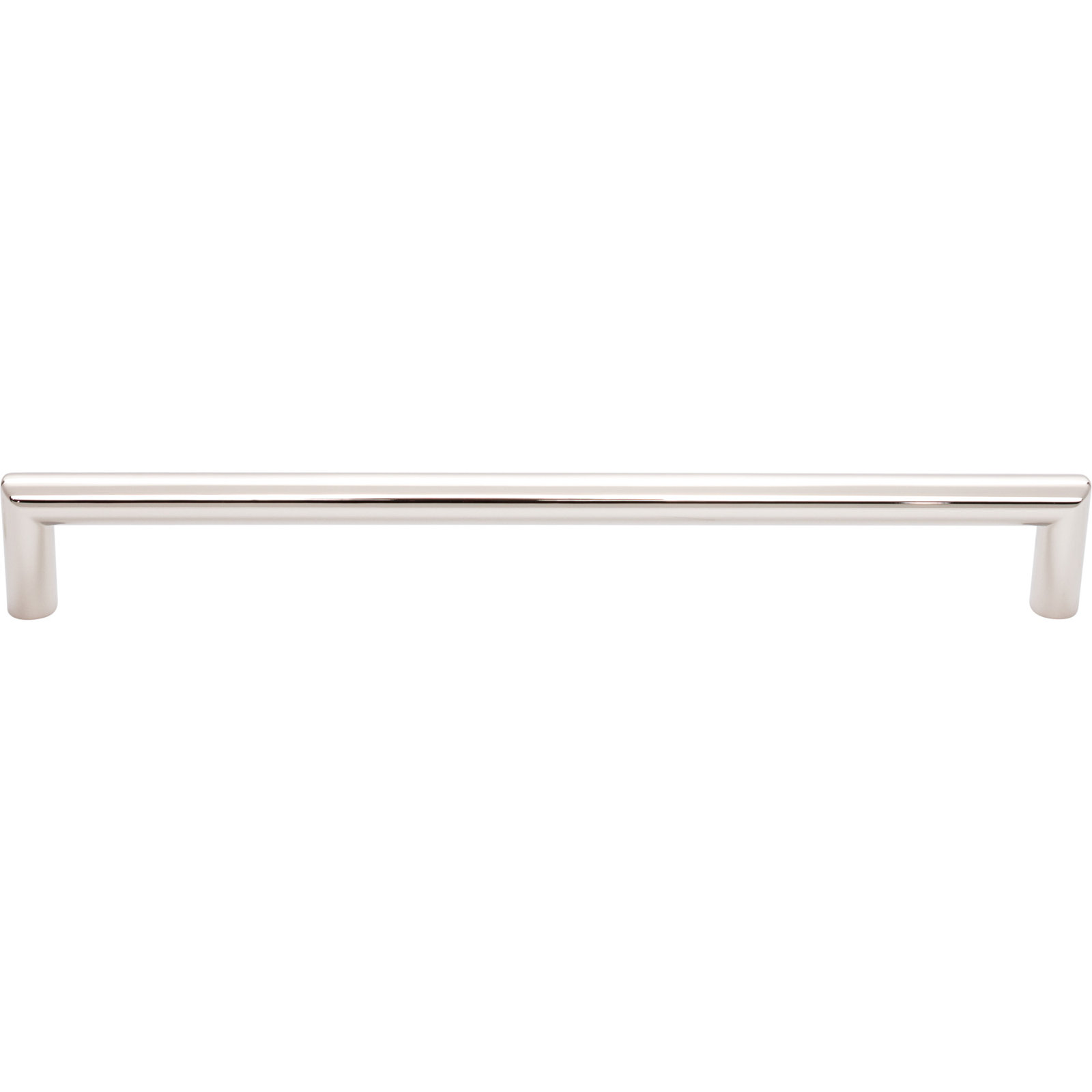 Kinney Bar Cabinet Pull, Polished Nickel, 8 13/16" Center to Center