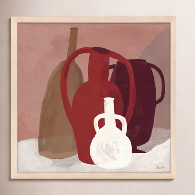 Terracotta Vessels Print by Marco Marella