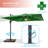 Jamestown 132'' Lighted Cantilever Umbrella with a Base-718349386