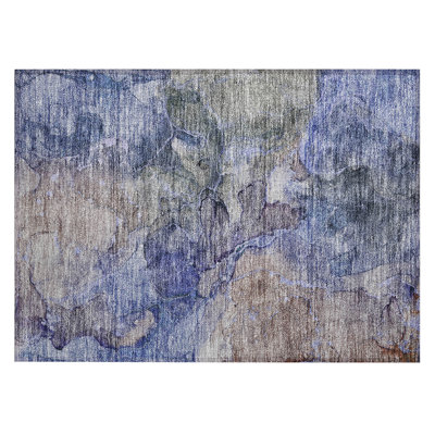 Killingly Washable Abstract Indoor / Outdoor Rug