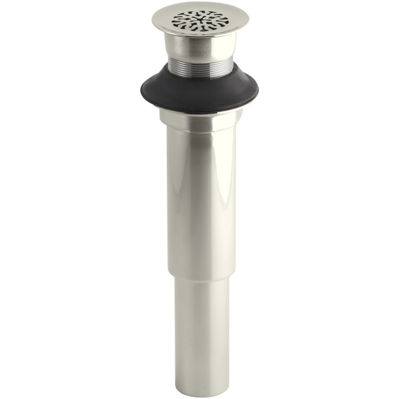 Devonshire® 1.25" Grid Bathroom Sink Drain, Vibrant Polished Nickel