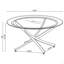 Ensemble de table basse et table de bout en laiton 2 pièces