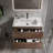 Kersha 30 Inch Single Bathroom Vanity with Ceramic Top with Overflow, Pre-Assembled-911790135-907008365-931875227