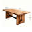 Rustic Rectangular Solid Wood Kitchen Dining Table-2012984250