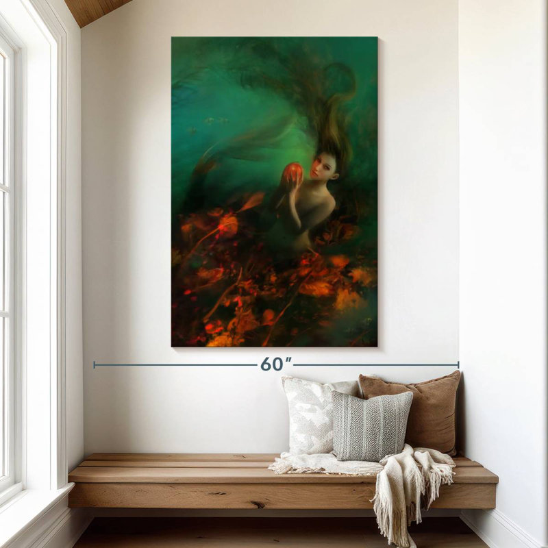 Kelan Enchanting Tangerine, 51" H x 34" W