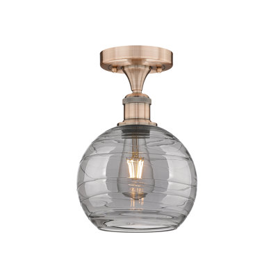 Plafonnier semi-encastré 1 lumière