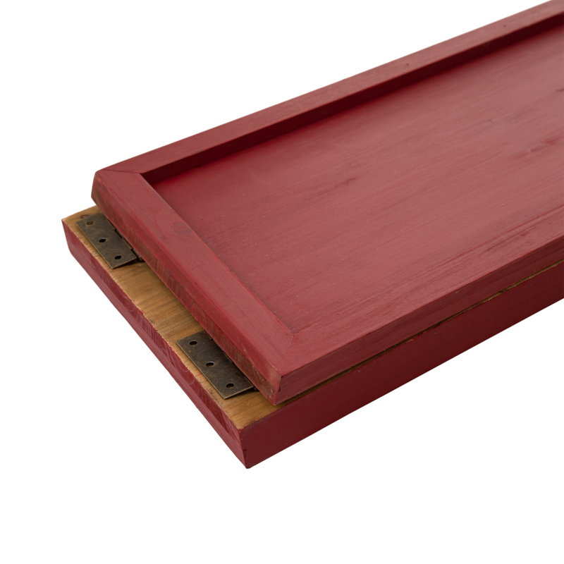 Collier pour arbre de Noël trapézoïdal en bois, H 10,75 po x l 32,00 po