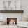 Pci Enterprises Hand Hewn Faux Wood Fireplace Mantel & Reviews 