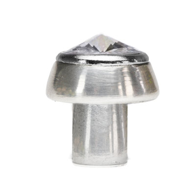 Caché round knob with an 18mm rivoli Swarovski Clear Crystalin Chalice
