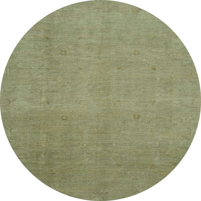 Abstract Indoor Rug, Round 4'