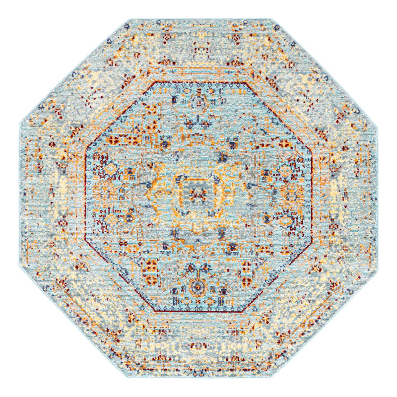 Maggie Oriental Indoor Rug, Octagon 4' x 4'