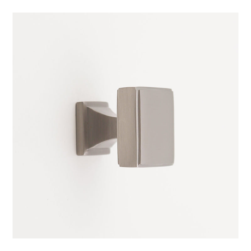 Poignée rectangulaire Danford, 1", Nickel satiné