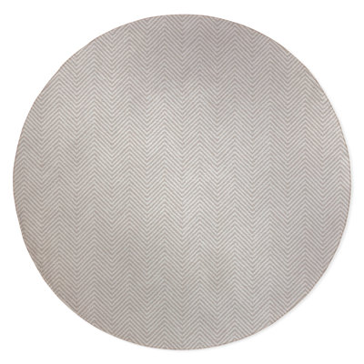 Chevron Groove Non-Slip Outdoor Rug