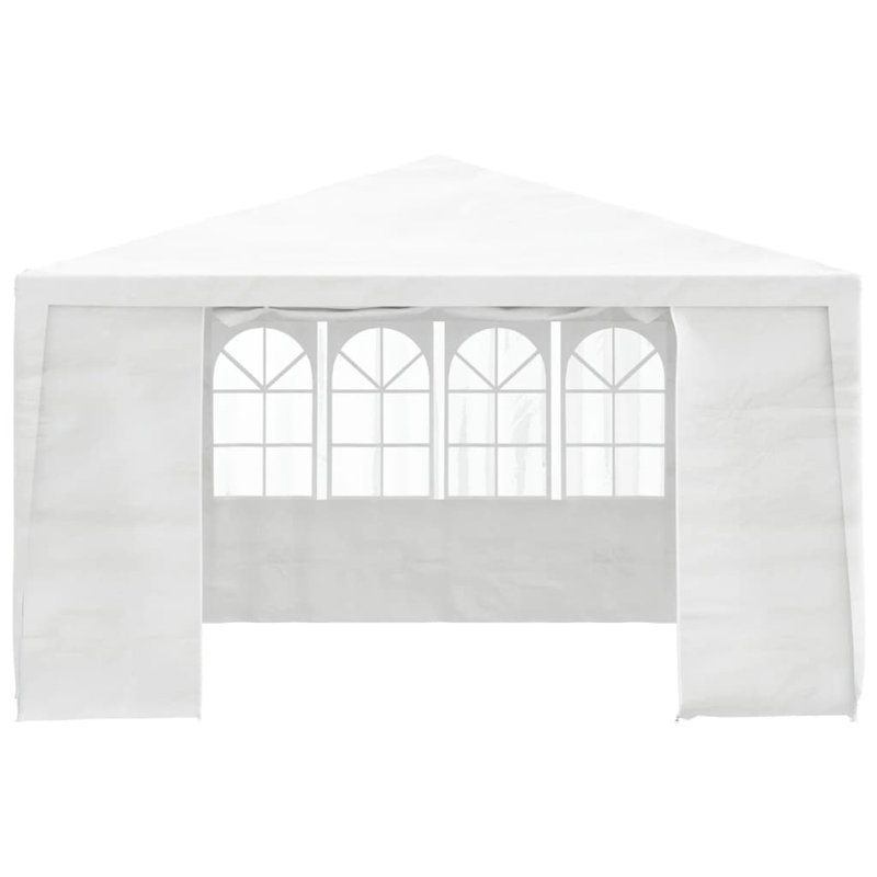 vidaXL Party Tent White Polyethylene 13.1 x 13.1 ft, White
