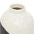 Colour Block Speckled Decorative Vase with White Top