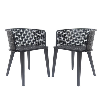 Milan Outdoor Dining Chair(Set Of 2)