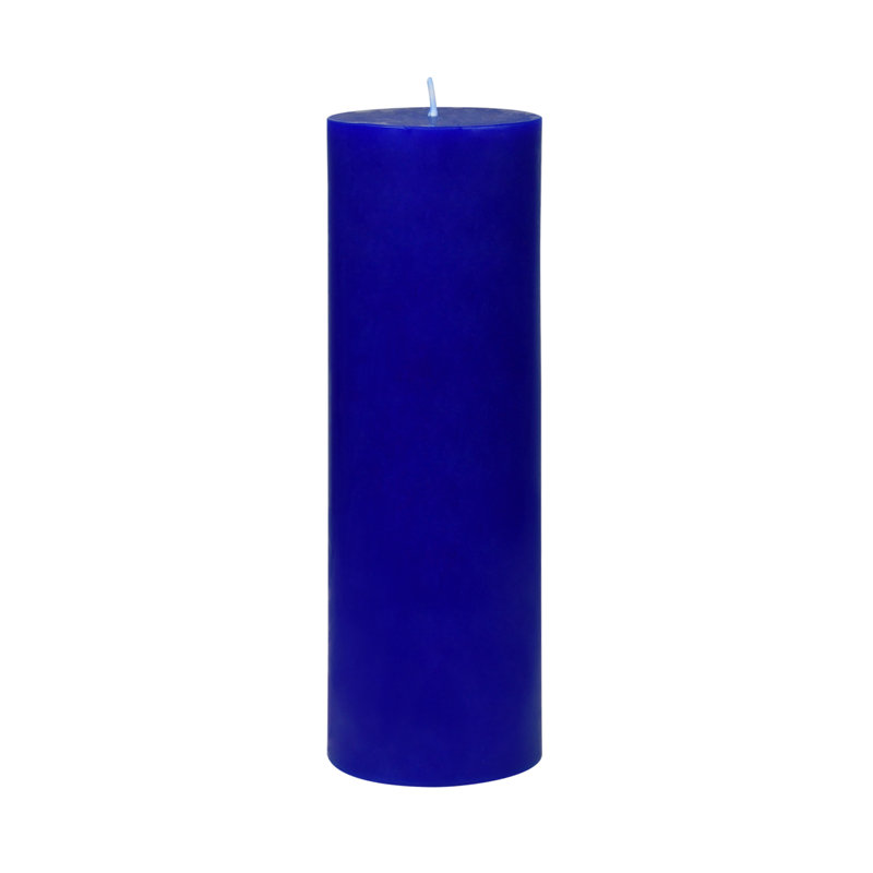 Bougie flottante 2 x 6 pouces, 1, Bleu, H 9 po x l 3 po x P 3 po