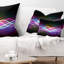 Designart 'Multi coloured Tangled Lines' Abstract Throw Pillow-89823889-29366466