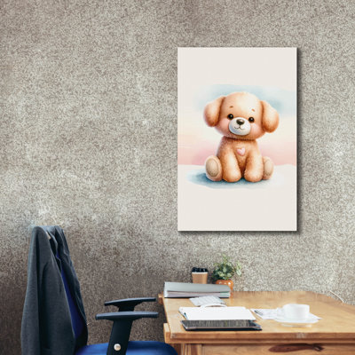 Zoomie Kids 'Cuddly Dog' by Andreas Magnusson Canvas Wall Art, 40" x 60"