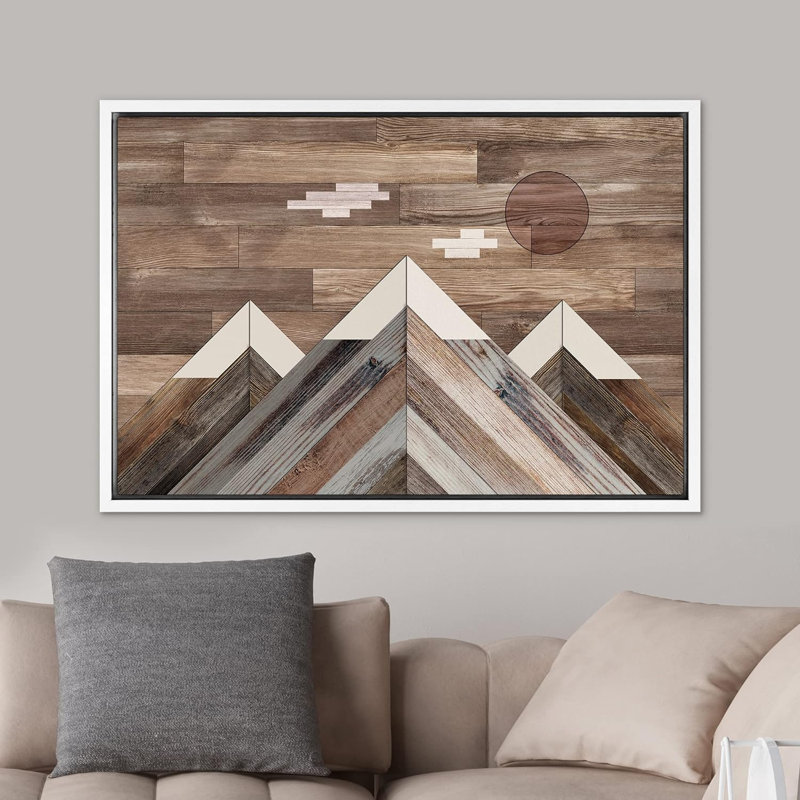 Panneau de décor Western Wood Cloudy, Blanc, H 24 po x l 36 po x P 1,5 po