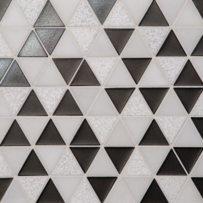 Carreau de verre et de mur à motif en verre 9 po x 10 po Kaikos