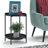Modern - Metal End Table - Black