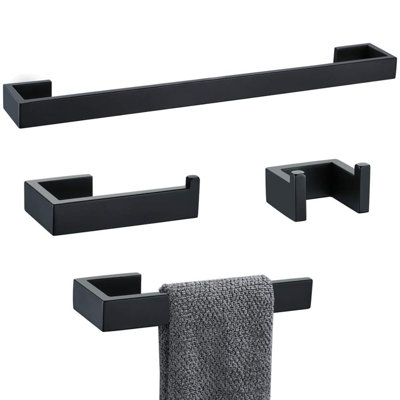Ensemble de 4 accessoires de quincaillerie de salle de bain