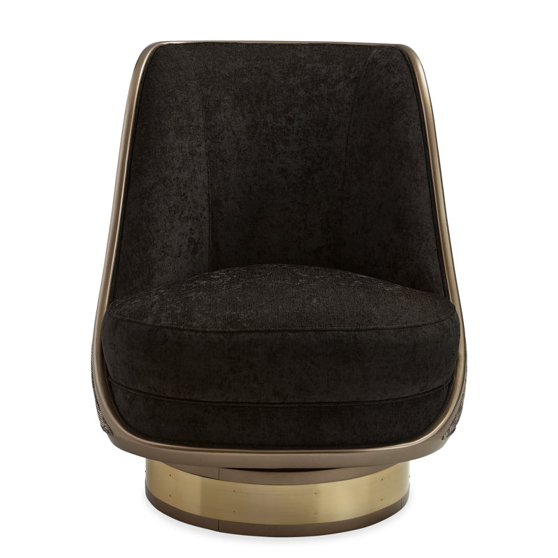 Caracole Upholstery Swivel Chair