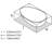Napoli 23" x 14" Oval Vessel Lavatory Sink-45225380