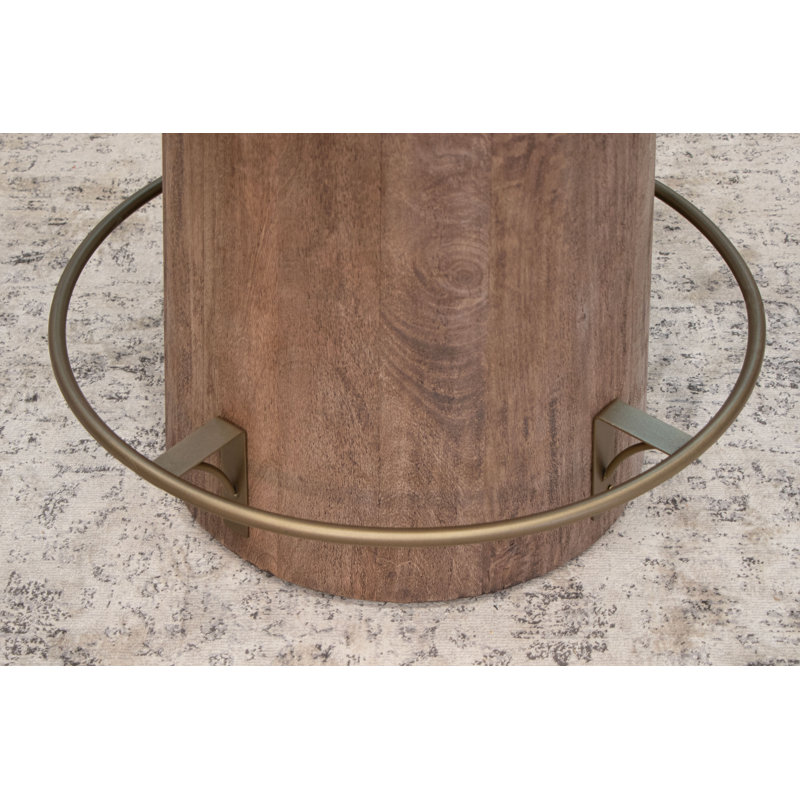 Sahara Round Solid Wood Dining Table