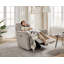 Fauteuil inclinable électrique pivotant pivotant 37 po 3 en 1-1304493112