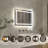 Wall Mount Anti-Fog Oversized Frameless Lighted Bathroom Mirror/ LED Bathroom Mirror-628156375-616980171