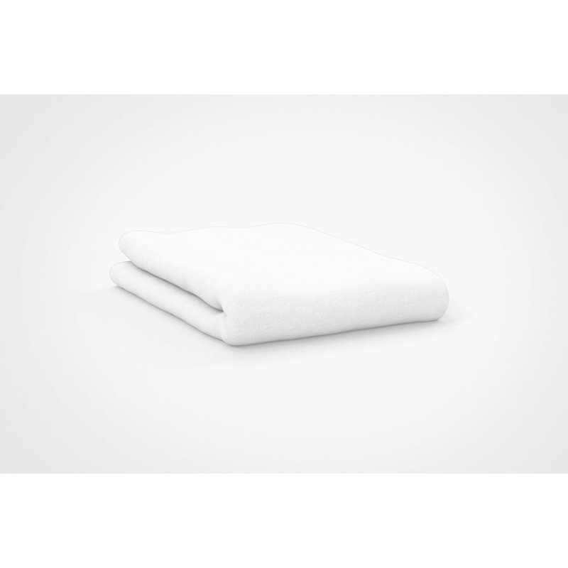 Sateen Flat Sheet, White, Kingsize (5')