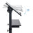 Mount-It! Height Adjustable Mobile Stand Up Desk, Portable Podium and Presentation Lectern