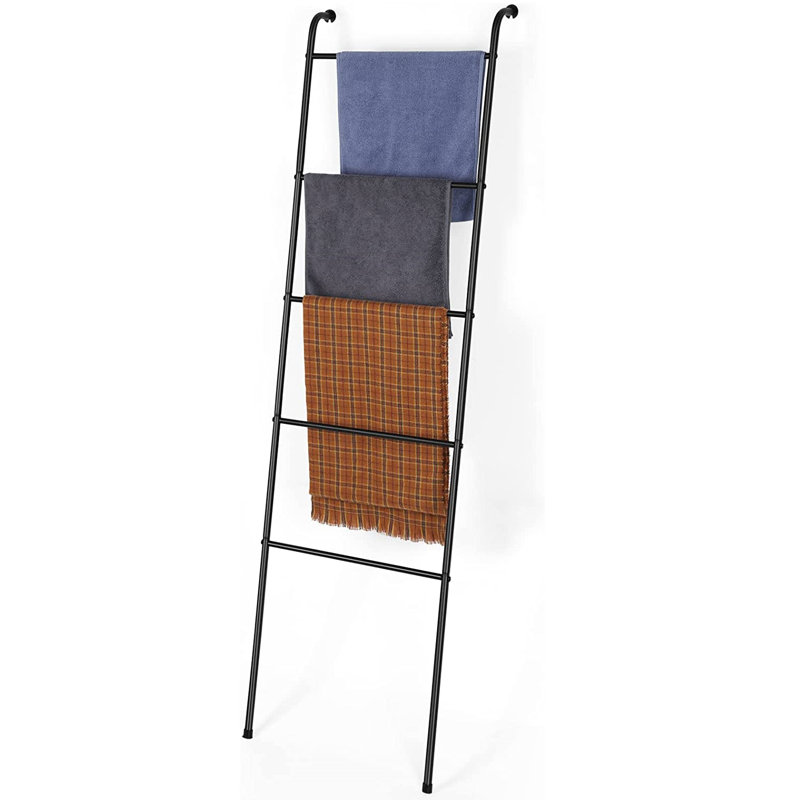 65" Blanket Ladder, Black