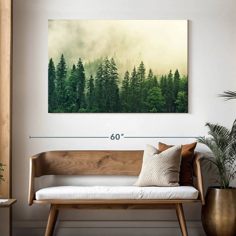 Harnek Hazy Mountain Pine Forest, 32" H x 48" W