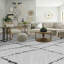 Nomad Hand Knotted Wool Geometric Area Rug-124928834-124928835