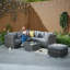 Vancouver 6 Seater Corner Sofa Set With Ice Bucket Coffee Table and rain Cover and footrest -1450035341-1450035342