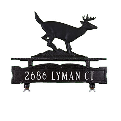Enseigne de boîte aux lettres à 1 ligne