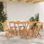 Rectangle Outdoor Dining Table - 110 cm W 80 cm D