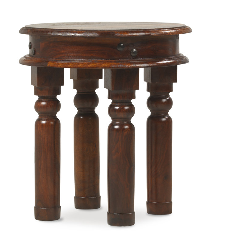 Indian Solid Wood End Table