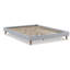 Lit plateforme double tapissier Tannally