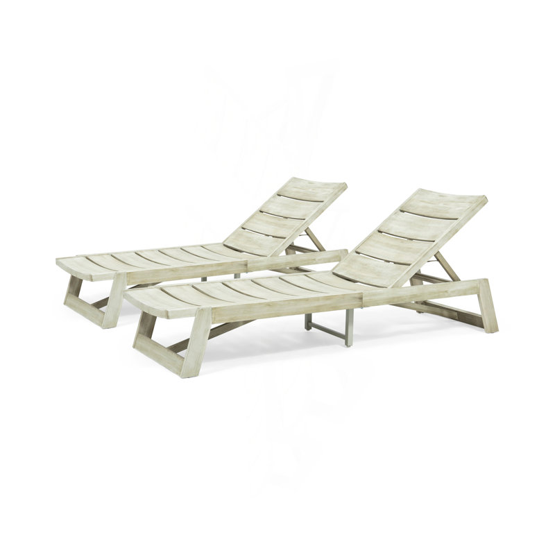 Maki Chaise Lounge( Set Of 2 ), Gray