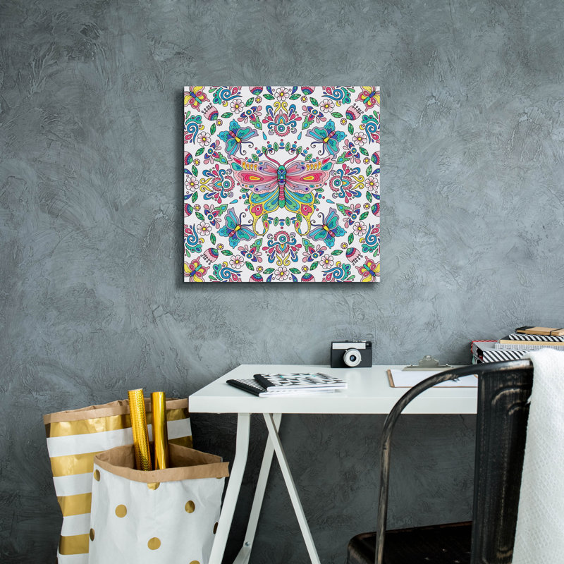 «Winged Things 1» par Hello Angel, H 18 po x l 18 po x P 0,75 po
