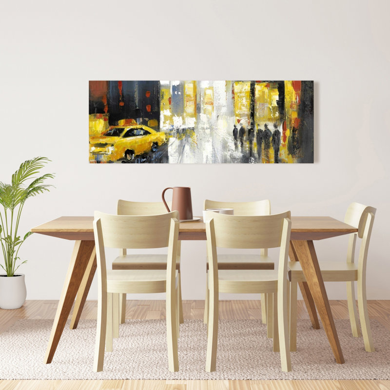 Rainy Busy Street, toile | Construire un décor de chambre à coucher de ville