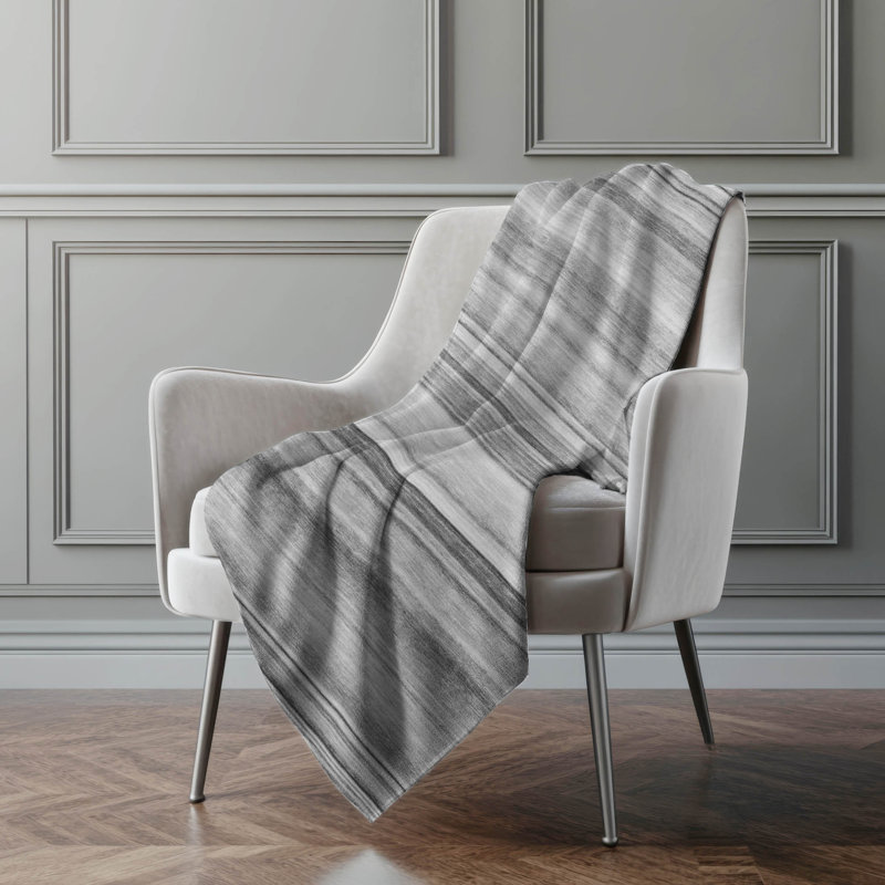 Jeté en sherpa Addison, Gris