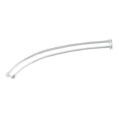 60" L Curved Fixed Shower Curtain Rod