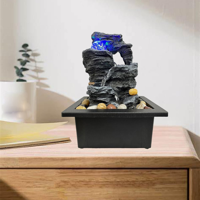 Rotating Ball Rock Waterfall Fountain