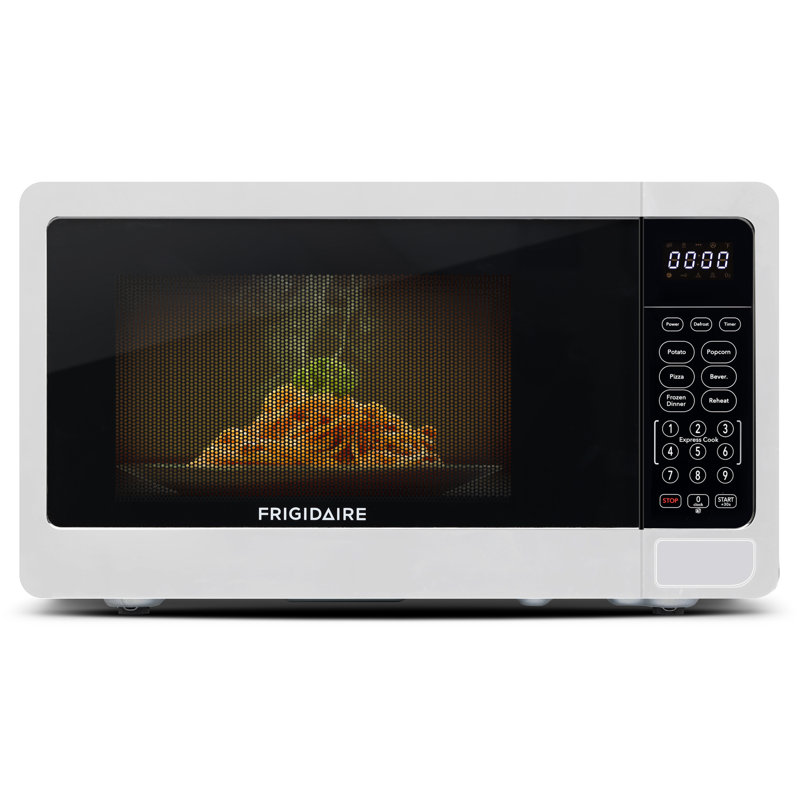 Frigidaire 0.7 Cu. Ft. 700 Watt Countertop Microwave Oven, White