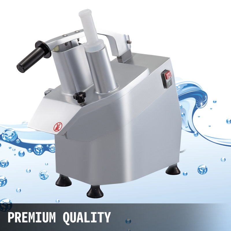 Commercial Stainless Steel Variable Speed Food Processor with 6 Blades
